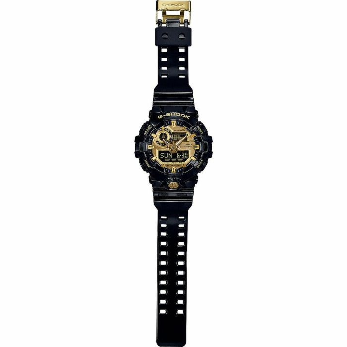Reloj Hombre Casio G-Shock GA-710 Ø 49 mm Negro Oro 2