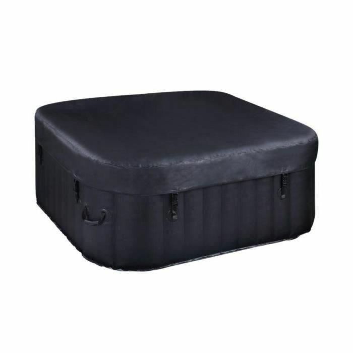 Sunspa Spa Hinchable Cuadrado para 6 Personas, 1.85 x 0.65 m, 130 Microjets, Motor Integrado, 800 Litros 1 Sunspa Spa Hinchable Cuadrado para 6 Personas, 1.85 x 0.65 m, 130 Microjets, Motor Integrado, 800 Litros 1