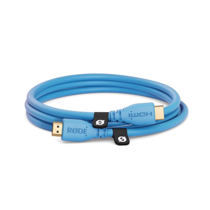 RODE Cable HDMI Premium 1.5m Azul Alta Velocidad con Ethernet 18 Gbps Soporte 4K60 RODE Cable HDMI Premium 1.5m Azul Alta Velocidad con Ethernet 18 Gbps Soporte 4K60