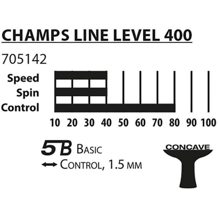 Schildkröt SCH4000885884982 Set de Tenis de Mesa CHAMPS Line 400 FSC 4