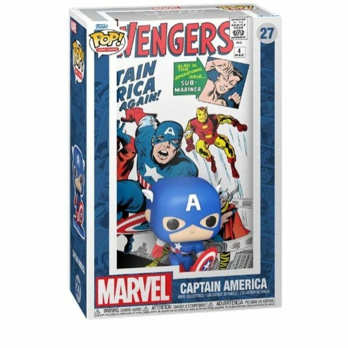 FUNKO Figura POP Comic Cover Marvel Avengers Capitán América 2
