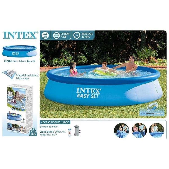 Piscina Hinchable Intex 28142SZ 396 x 84 x 396 cm 7290 l 6