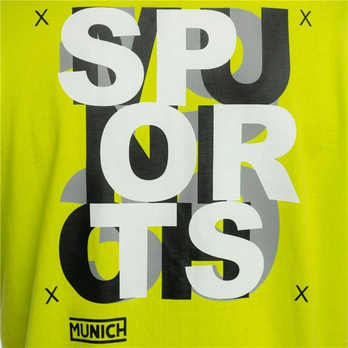 Camiseta Deportiva de Manga Corta Munich Amarillo 1