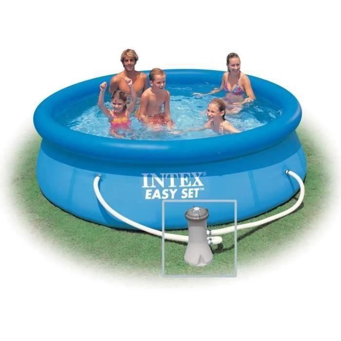 Piscina redonda easy set con depuradora de cartucho capacidad 3853 litros 305x76cm 2 Piscina redonda easy set con depuradora de cartucho capacidad 3853 litros 305x76cm 2