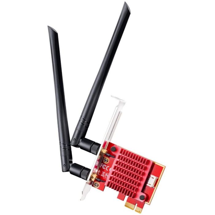 Cudy WE3000S Adaptador PCI Express Wi-Fi 6E AX5400 Tribanda con Bluetooth 5.2 para PC 2400 Mbit/s