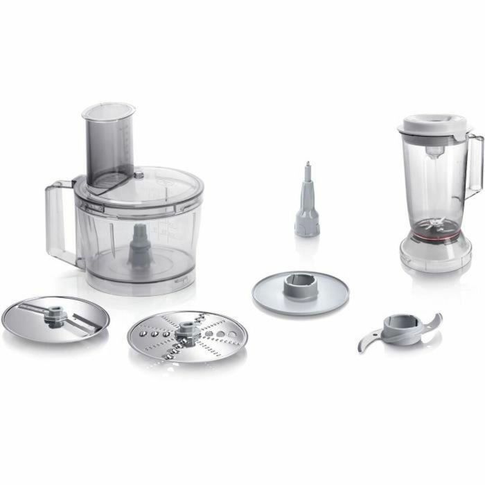 BOSCH - Robot multifunción MultiTalent3 - 800W - 2 velocidades y pulso - Vaso 2,3L - Vaso 1L - 2 discos - Blanco 3