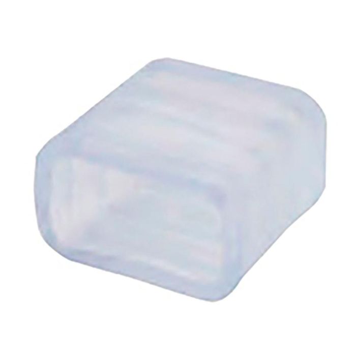 Fbright Tapa final tira LED profesional IP65 230V, accesorio de silicona para tira flexible, 10 unidades