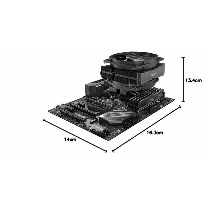 Be quiet ! BK031 Ventilador Disipador CPU Dark Rock TF 2, Refrigeración Extrema 230W TDP, Ventiladores 135mm PWM, Silencioso (27.2 dB) 7