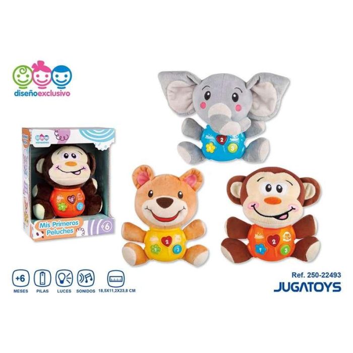 Peluche animales musicales, con luces y sonidos 18'5x11'2x23'8cm - modelos surtidos 1