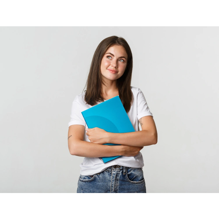 Liderpapel Libreta A4 90gr Pauta 5 2,5mm con Margen y Tapa de Plástico Colores Surtidos 48 Hojas 9