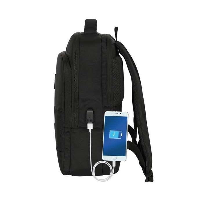 Safta Mochila Portatil 15,6"+Tablet+Usb Real Madrid Premium 29x44x15cm 21
