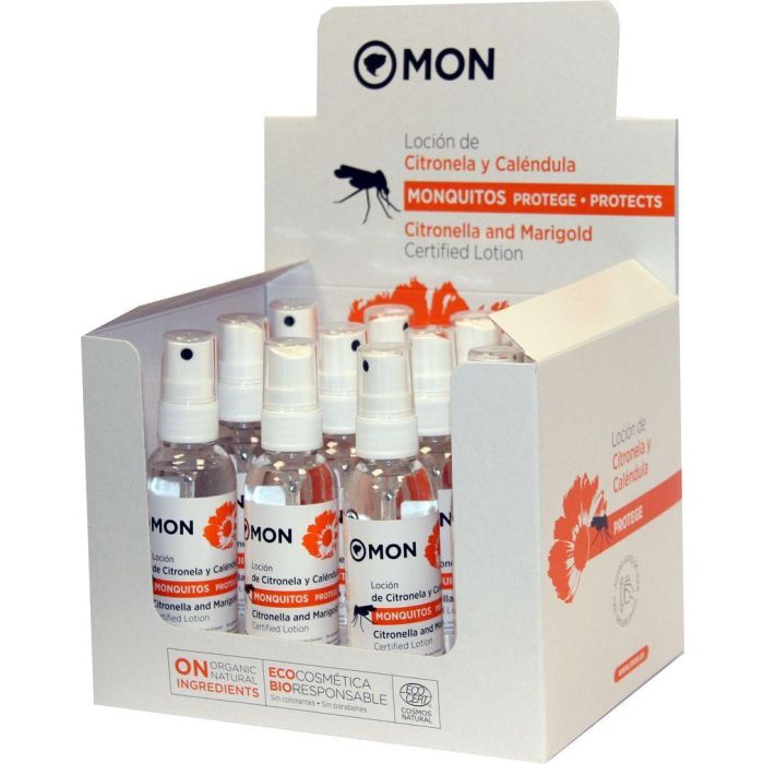 MONDECONATUR Loción Citronela Antimosquitos 75 ml Expositor 12 Unidades