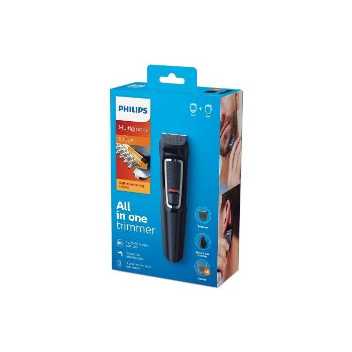 Philips Cortapelos Multigroom Series 3000 MG-3730/15 8 en 1 con 11 Accesorios 4 Philips Cortapelos Multigroom Series 3000 MG-3730/15 8 en 1 con 11 Accesorios 4