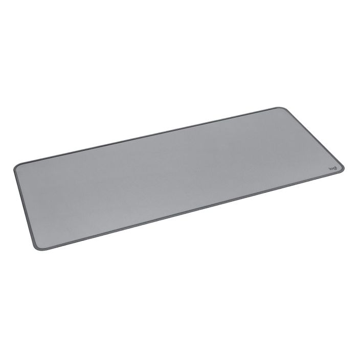 Logitech DESK MAT Studio Series Alfombrilla de Escritorio Antideslizante, Resistente a Derrames, 700 x 300 x 2 mm, Gris Medio 2