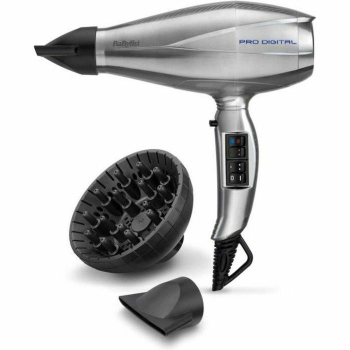 Babyliss Pro Digital 6000E Secador de Pelo 2200W Motor EC Digital | Iónico | Secado Ultra Rápido | 2 Concentradores y Difusor 0 Babyliss Pro Digital 6000E Secador de Pelo 2200W Motor EC Digital | Iónico | Secado Ultra Rápido | 2 Concentradores y Difusor 0