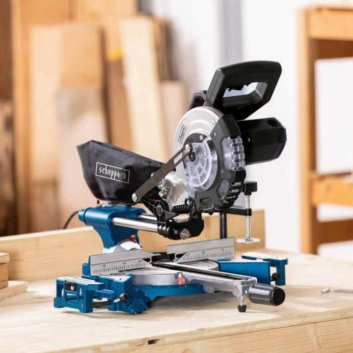 Tronzadora con disco de 30 dientes SCHEPPACH HM 185 - 1400 W - Hoja Ø 185 mm 1 Tronzadora con disco de 30 dientes SCHEPPACH HM 185 - 1400 W - Hoja Ø 185 mm 1