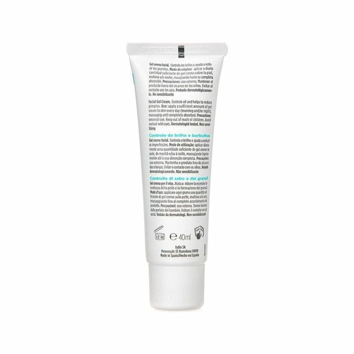 Isdin ACNIBEN Control de Brillos y Granos, Tratamiento Matificante para Acné, Poros y Puntos Negros en Piel Grasa/Acneica, CremaGel 40 ml 1 Isdin ACNIBEN Control de Brillos y Granos, Tratamiento Matificante para Acné, Poros y Puntos Negros en Piel Grasa/Acneica, CremaGel 40 ml 1