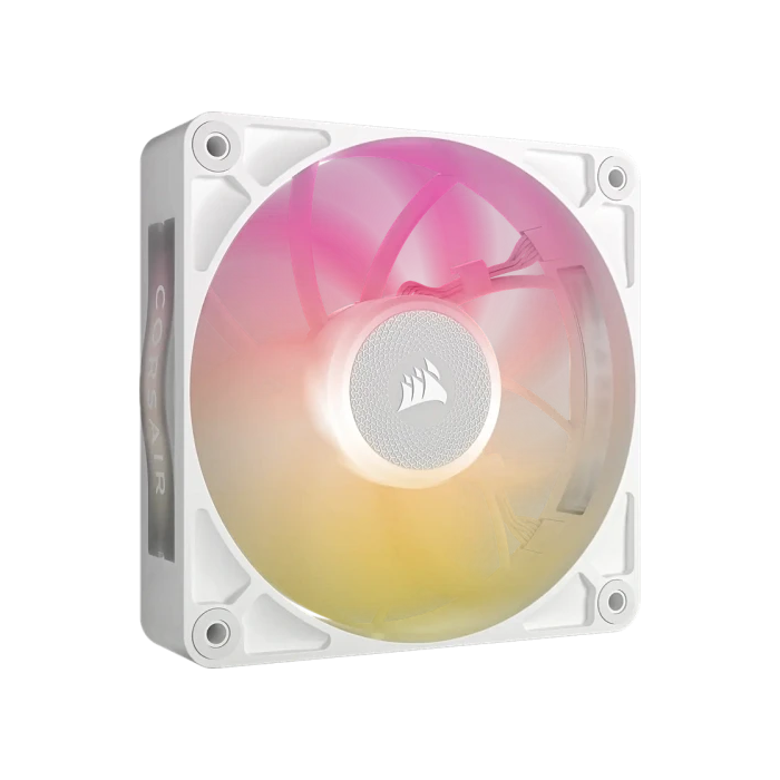 VENTILADOR CAJA CORSAIR RX RGB MAX Series, iCUE LINK RX120 RGB MAX White, 120mm RGB Fan, Single Fan CO-9051037-WW