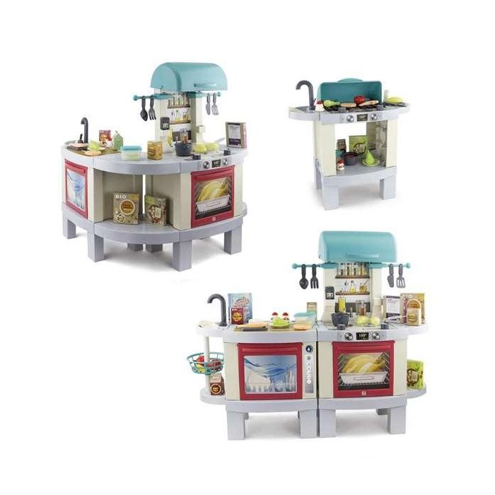 Cocina kitchen plus con luces y sonidos, transformable en barbacoa y 3 formatos diferentes de montaje 104x37x100 cm 1 Cocina kitchen plus con luces y sonidos, transformable en barbacoa y 3 formatos diferentes de montaje 104x37x100 cm 1