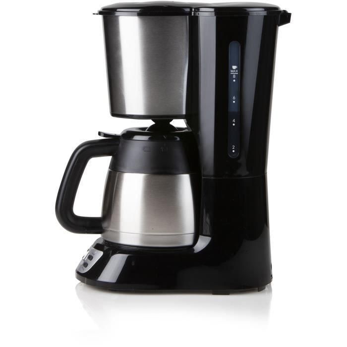Domo DO709K Cafetera de filtro 1000W, 1L, 8 tazas, Pantalla LCD, Temporizador 24h, Acero inoxidable 0 Domo DO709K Cafetera de filtro 1000W, 1L, 8 tazas, Pantalla LCD, Temporizador 24h, Acero inoxidable 0