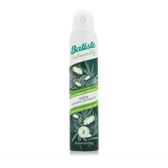 Champú en Seco Batiste Naturally 200 ml Leche de coco CBD