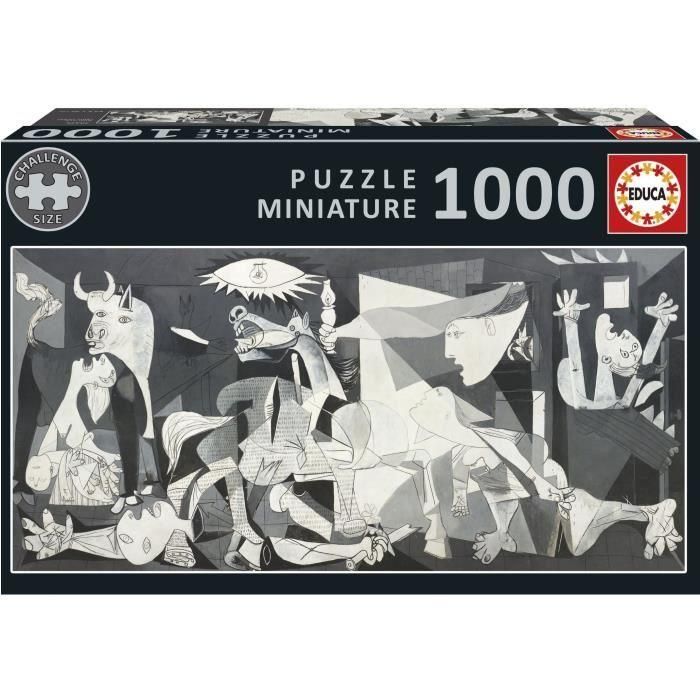 Educa EDU8412668203754 - Puzzle Guernica, P. Picasso Miniatura - 1000 piezas