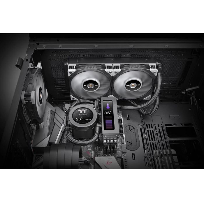Thermaltake Floe RC Ultra 240 Enfriador Líquido AIO CPU & Memoria 240mm con Pantalla LCD 4 Thermaltake Floe RC Ultra 240 Enfriador Líquido AIO CPU & Memoria 240mm con Pantalla LCD 4