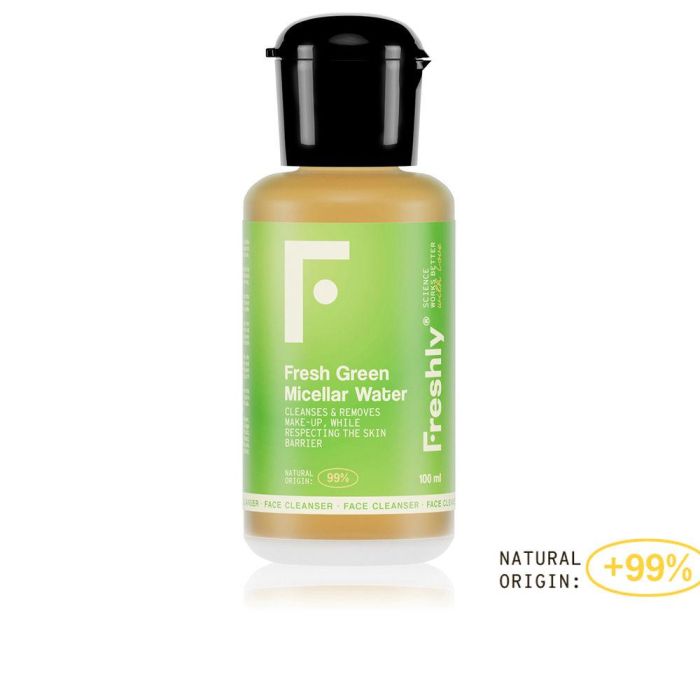 Freshly Cosmetics Agua Micelar FRESH GREEN - Limpieza Profunda y Desmaquillado Eficaz 100 ml