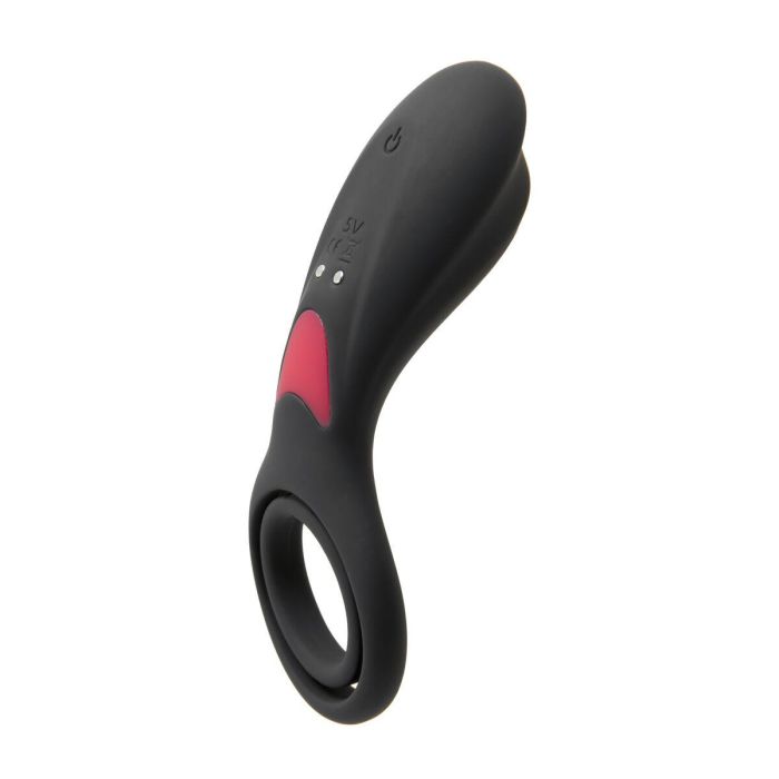 Anillo Vibrador para el Pene S Pleasures Negro 2 Anillo Vibrador para el Pene S Pleasures Negro 2