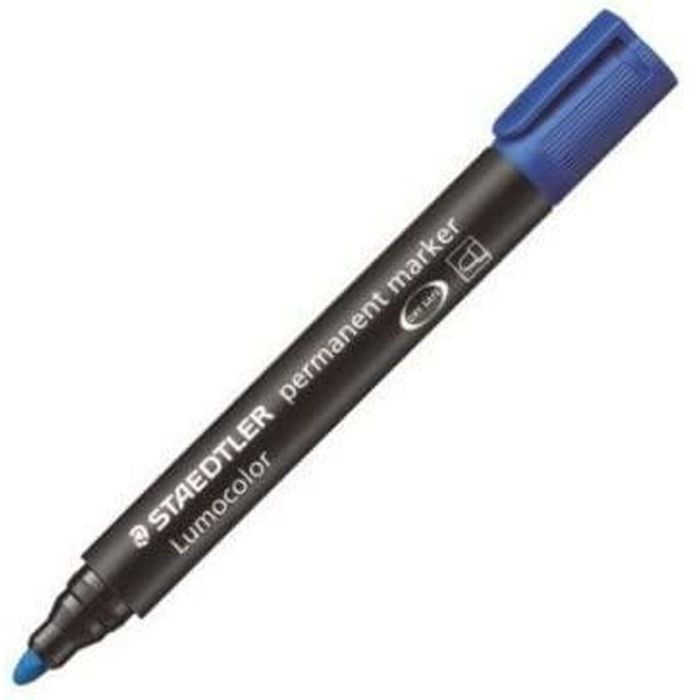 Rotulador permanente Staedtler Lumocolor 352-3 Azul (10 Unidades) 1