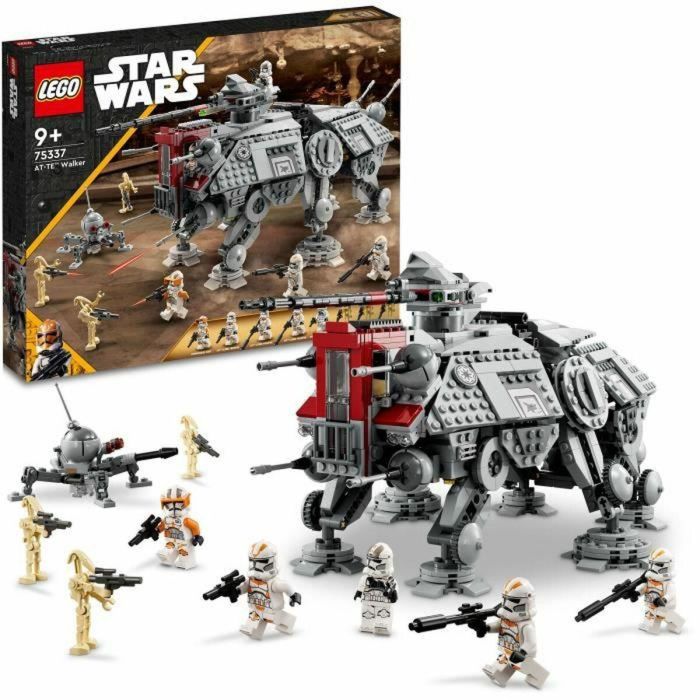 LEGO 75337 Star Wars AT-TE Walker con 5 Minifiguras, 3 Droides de Batalla y La Venganza de los Sith