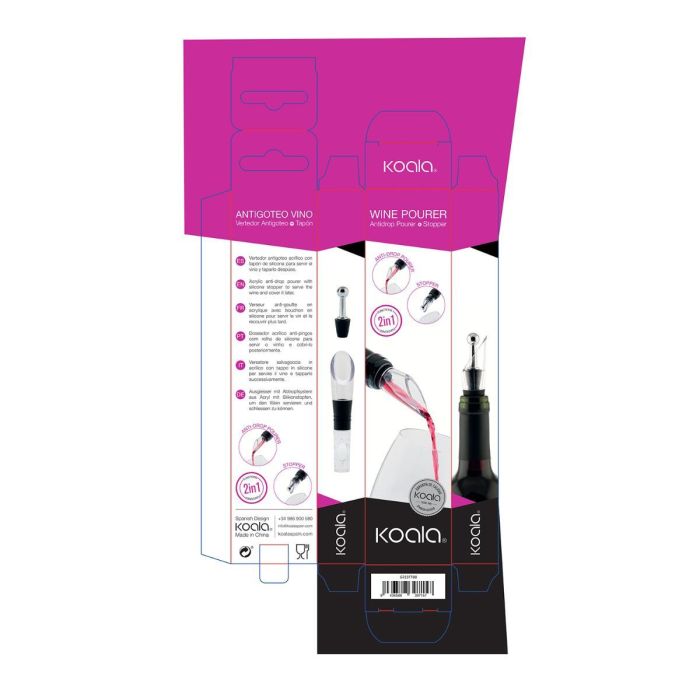 Tapón Vertedor Antigoteo Bodega Koala 12,5x3 cm 3