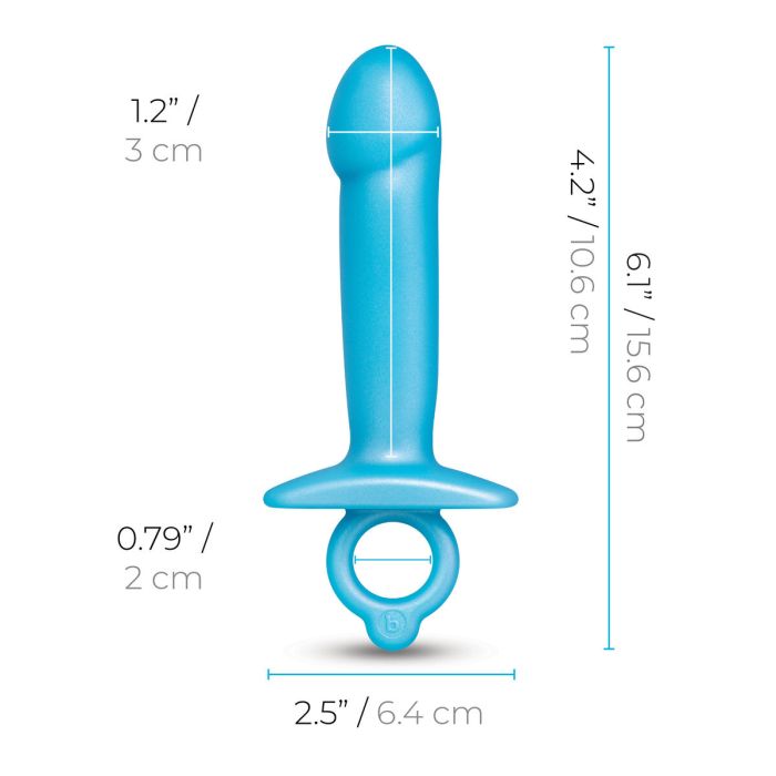 Plug Anal B-Vibe Azul (10,5 cm) 5 Plug Anal B-Vibe Azul (10,5 cm) 5