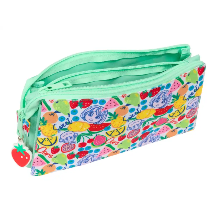 Safta Bolso Escolar Portatodo Triple Dora 120x220x30 mm Tres Compartimentos 2