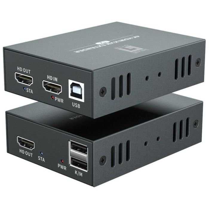 HDMI over Cat.5/6 Extender kit 4K. 100m schwarz 4 HDMI over Cat.5/6 Extender kit 4K. 100m schwarz 4