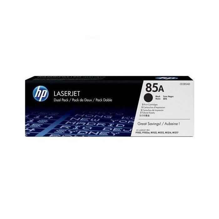 Hp Toner Negro Laserjet 1102 - Nº85A Pack 2