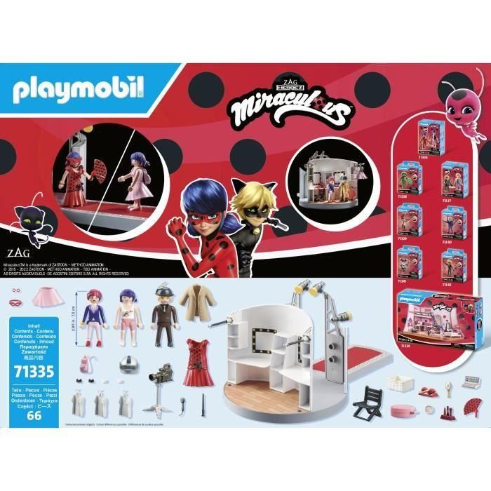 Playmobil Miraculous Desfile de Moda en París - Set con Marinette, Adrien y Accesorios 3