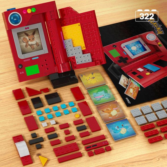 Mega Bloks Hym37 Pokédex Región Kanto Pokémon Construible con Luz y 5 Cartas Lenticulares Intercambiables, Edad +14 1 Mega Bloks Hym37 Pokédex Región Kanto Pokémon Construible con Luz y 5 Cartas Lenticulares Intercambiables, Edad +14 1