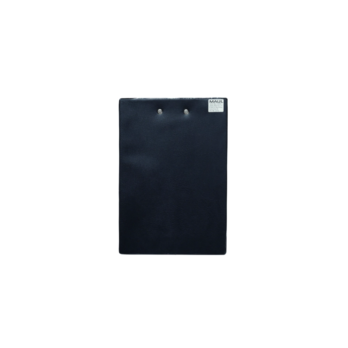 Maul Portanotas Din A5 Cartón Plastificado PVC con Pinza, Negro 1