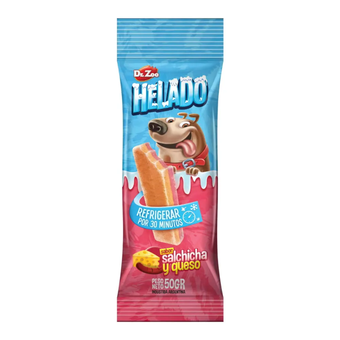 Dr.Zoo Helado Perro Salchicha Queso 24x50 gr