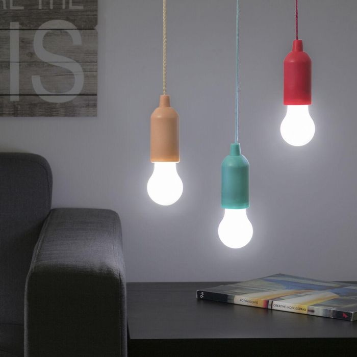 Bombilla LED Portátil con Cordón Bulby InnovaGoods Bombilla LED Portátil con Cordón Bulby InnovaGoods