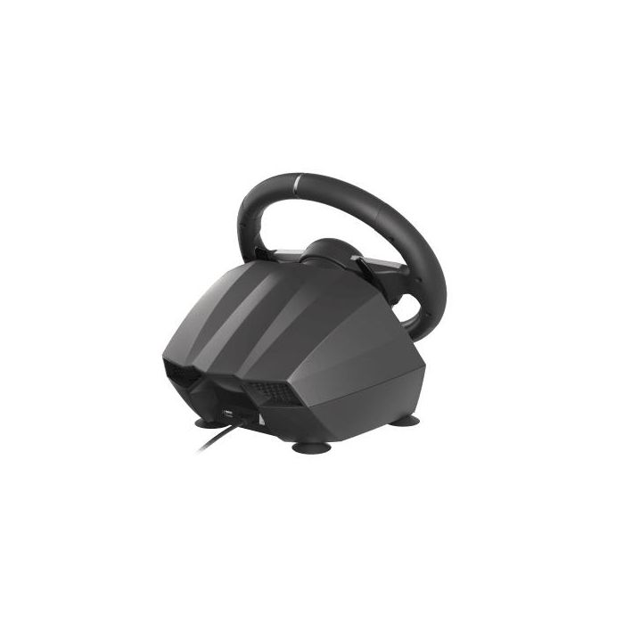GENESIS Seaborg 400 Volante y Pedales USB Alámbrico con Vibración 900° para PC, Switch, PS3, PS4, Xbox 360, Xbox One, One S, One X Negro/Plata 6