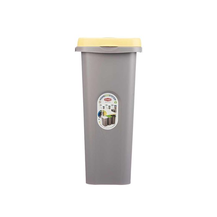 Papelera Con Sujecion Bolsa 25L Amarilla Stefanplast 24X51CM (6 Unidades) 2 Papelera Con Sujecion Bolsa 25L Amarilla Stefanplast 24X51CM (6 Unidades) 2