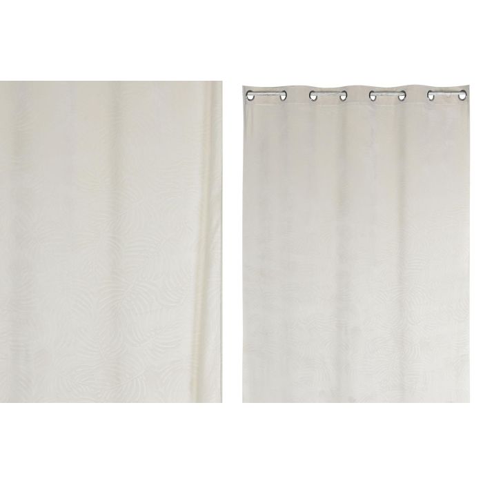 Cortina Urban DKD Home Decor Crudo 260 x 140 cm (2 Unidades)