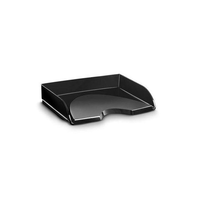 Cep Bandeja de Sobremesa Apilable Plástico Negro 351x260x69 mm para Documentos hasta 240x320 mm