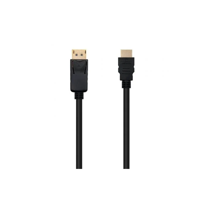 Nano Cable 10.15.4300 Cable Conversor DisplayPort Macho a HDMI Macho, Negro, 50cm, Soporta 4K x 2K 0 Nano Cable 10.15.4300 Cable Conversor DisplayPort Macho a HDMI Macho, Negro, 50cm, Soporta 4K x 2K 0