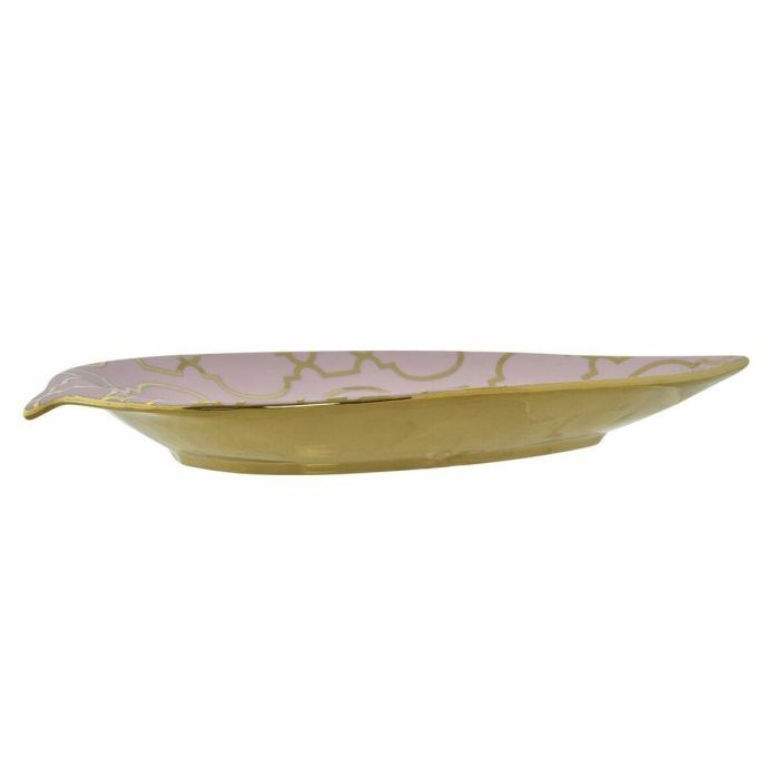 Centro de Mesa DKD Home Decor Rosa Dorado Porcelana 27,5 x 16 x 3 cm 1 Centro de Mesa DKD Home Decor Rosa Dorado Porcelana 27,5 x 16 x 3 cm 1