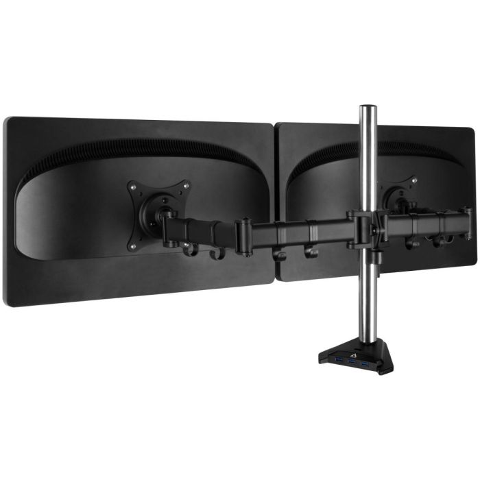 ARCTIC Z2 Pro (Gen3) Soporte de Escritorio para 2 Monitores hasta 34" (86cm) 15kg Negro con 4 Puertos USB 1