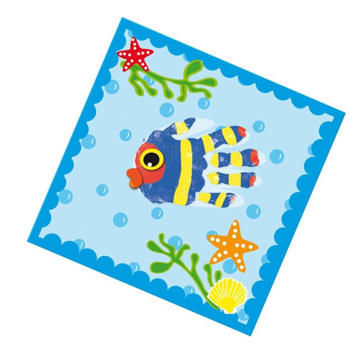 Ses Creative MY FIRST Kit de Arte para Niños Mi Primera Obra de Arte con Pintura para Huellas de Mano y Pie en Tarjetas Impresas 2 Ses Creative MY FIRST Kit de Arte para Niños Mi Primera Obra de Arte con Pintura para Huellas de Mano y Pie en Tarjetas Impresas 2