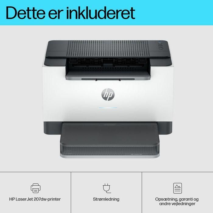 HP M207dw Impresora Láser Monocromo, WiFi, Impresión a Doble Cara Rápida, Alto Rendimiento, Cartucho JetIntelligence 19 HP M207dw Impresora Láser Monocromo, WiFi, Impresión a Doble Cara Rápida, Alto Rendimiento, Cartucho JetIntelligence 19